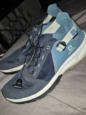 Salomon Men's Navy and Light Blue Athletic Trainers